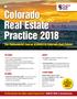 Colorado Real Estate Practice 2018