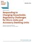 Responding to Changing Households: Regulatory Challenges for Micro-Units and Accessory Dwelling Units