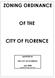 ZONING ORDINANCE OF THE CITY OF FLORENCE