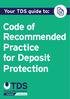 Your TDS guide to: Code of Recommended Practice for Deposit Protection