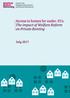 Access to homes for under-35 s: The impact of Welfare Reform on Private Renting Authors: