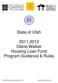 State of Utah Olene Walker Housing Loan Fund Program Guidance & Rules