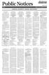 Public Notices PAGES PAGE 25 AUGUST 15, AUGUST 21, 2014