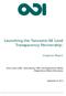 Launching the Tanzania-G8 Land Transparency Partnership: Inception Report