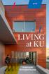 LIVING at KU. A look inside KU Student Housing