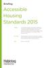 Accessible Housing Standards 2015