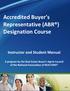 Accredited Buyer s Representative (ABR ) Designation Course