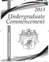 2013 Undergraduate Commencement