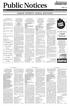 Public Notices PAGES PAGE 1 APRIL 25, MAY 1, 2014