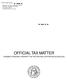 PT-50P (revised 1/18/2017) OFFICIAL TAX MATTER TANGIBLE PERSONAL PROPERTY TAX RETURN AND SUPPORTING SCHEDULES