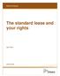 The standard lease and your rights