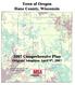 Town of Oregon Dane County, Wisconsin Comprehensive Plan Original Adoption: April 9 th, 2007