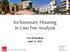 Inclusionary Housing In Lieu Fee Analysis