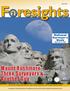 Foresights. Mount Rushmore Three Surveyors & Another Guy. National Surveyor s Week. March 16-22, Issue