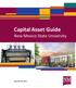 Capital Asset Guide New Mexico State University