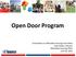 Open Door Program. Presentation to Affordable Housing Committee Sean Gadon, Director Affordable Housing Office June 20, 2016