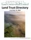 Land Trust Directory as of June 15, 2018
