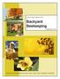 Urban Agriculture and. Backyard Beekeeping. September A Blueprint Developed by the Cass Clay Food Systems Initiative