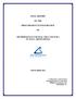 FINAL REPORT OF THE PROCUREMENT SYSTEM REVIEW METROPOLITAN COUNCIL (MET COUNCIL) ST. PAUL, MINNEAPOLIS