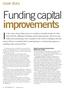 Funding capital improvements