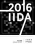 2016 IIDA ANNUAL REPORT