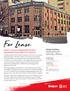 Metals Building Historic character building with full floor opportunities from 5,000 s.f. to 12,000 s.f. Chad Brennand Dan Budman JLL jll.