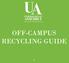 OFF-CAMPUS RECYCLING GUIDE