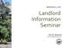 Landlord Information Seminar