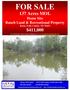 FOR SALE. 137 Acres MOL Home Site Ranch Land & Recreational Property Kosse, Falls County, TX $411,000