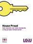 House Proud. how councils can raise standards in the private rented sector