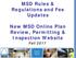 MSD Rules & Regulations and Fee Updates. New MSD Online Plan Review, Permitting & Inspection Website. Fall 2017