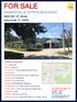 FOR SALE GAINESVILLE OFFICE BUILDING SW 13 th Street Gainesville, FL 32608