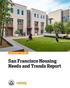 FINAL REPORT - JULY San Francisco Housing Needs and Trends Report