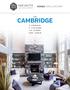 THE CAMBRIDGE. 4-6 Bedrooms 2-4 Car Garage Baths 3,300-5,500 SF