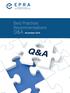 Best Practices Recommendations. Q&A November EPRA Best Practices Recommendations Q&A November