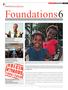 Foundations6. November Newspaper of the Holcim Foundation for Sustainable Construction for employees of the Holcim Group