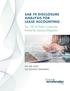 SAB 74 DISCLOSURE ANALYSIS FOR LEASE ACCOUNTING