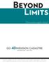 Beyond Limits. go 4Dimension cadastre SWITZERLAND MAY Discussion paper 2014/1