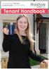 Sustainable homes, sustainable communities. Tenant Handbook