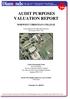 AUDIT PURPOSES VALUATION REPORT