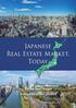 Japanese Real Estate Market, Today