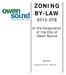 ZONING BY-LAW of the Corporation of the City of Owen Sound. April (Updated June 2017 ZBA #24)