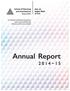 ANNUAL REPORT SCHOOL OF PLANNING AND ARCHITECTURE