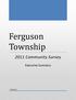 Ferguson Township Community Survey. Executive Summary