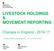 LIVESTOCK HOLDINGS & MOVEMENT REPORTING
