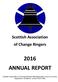 Scottish Association of Change Ringers 2016 ANNUAL REPORT