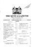 THE KENYA GAZETTE 01- Vol. CXVII No. 101 NAIROBI, 18th September, 2015 Price Sh. 60 CONTENTS
