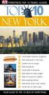 TOP 10 NEW YORK EYEWITNESS TOP 10 TRAVEL GUIDES YOUR GUIDE TO THE 10 BEST OF EVERYTHING