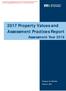 2017 Property Values and Assessment Practices Report Assessment Year 2016