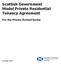 Scottish Government Model Private Residential Tenancy Agreement. For the Private Rented Sector